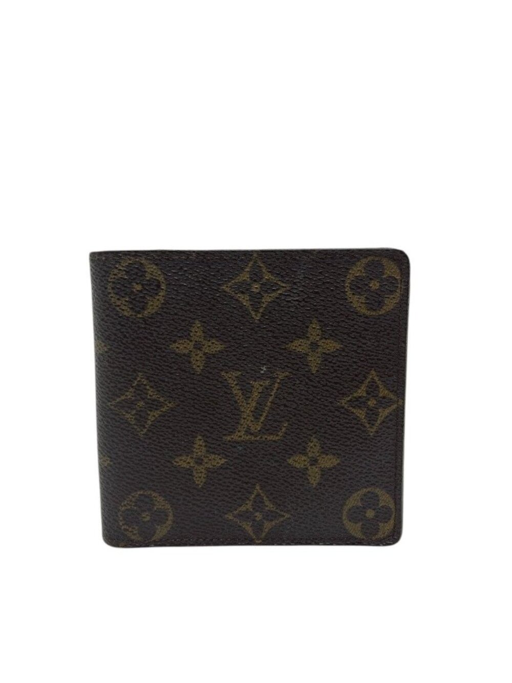 Louis Vuitton Bifold Wallet Portefeuille Marco Monogram Canvas Brown